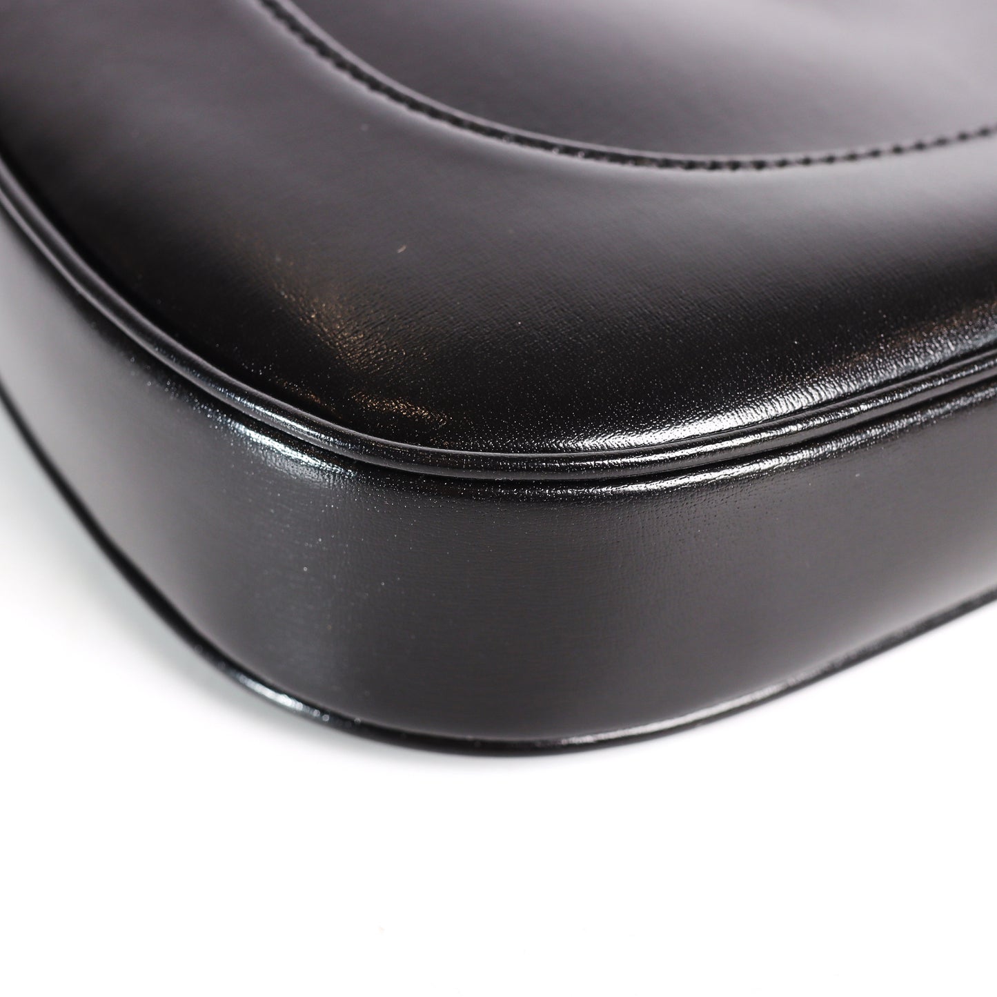 Pre-Owned Gucci Jackie 1961 Black Calfskin Shoulder Bag 11268205