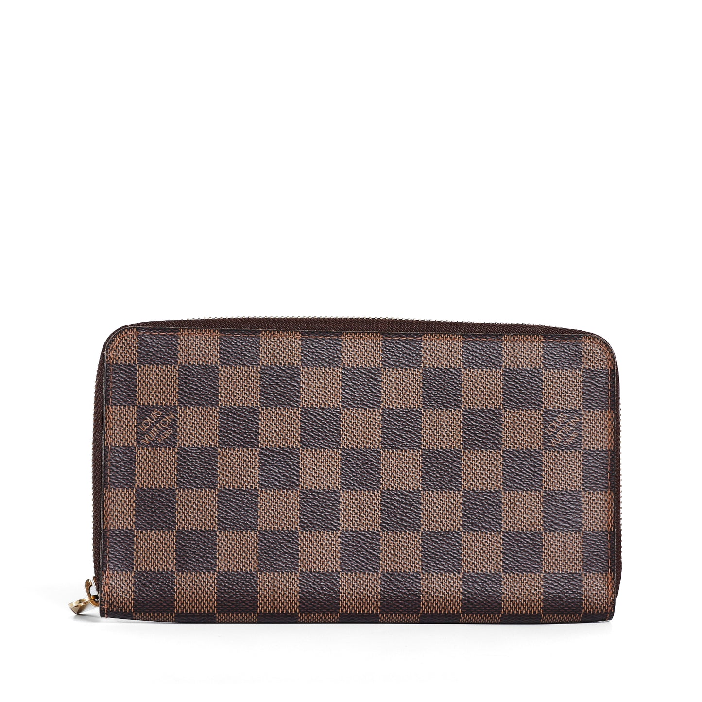 Pre-Owned Louis Vuitton Zippy Wallet Damier Ebene Coated Canvas 12105377