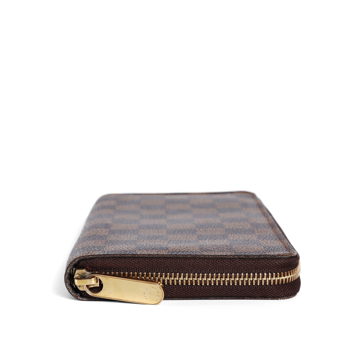 Pre-Owned Louis Vuitton Zippy Wallet Damier Ebene Coated Canvas 12105377