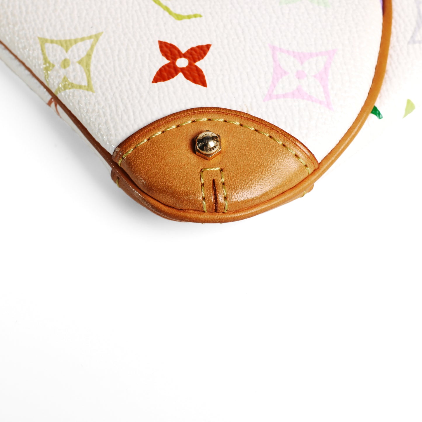 Pre-Owned Louis Vuitton Milla MM Pochette Murakami White Monogram Multicolore Coated Canvas Shoulder Bag 12705931