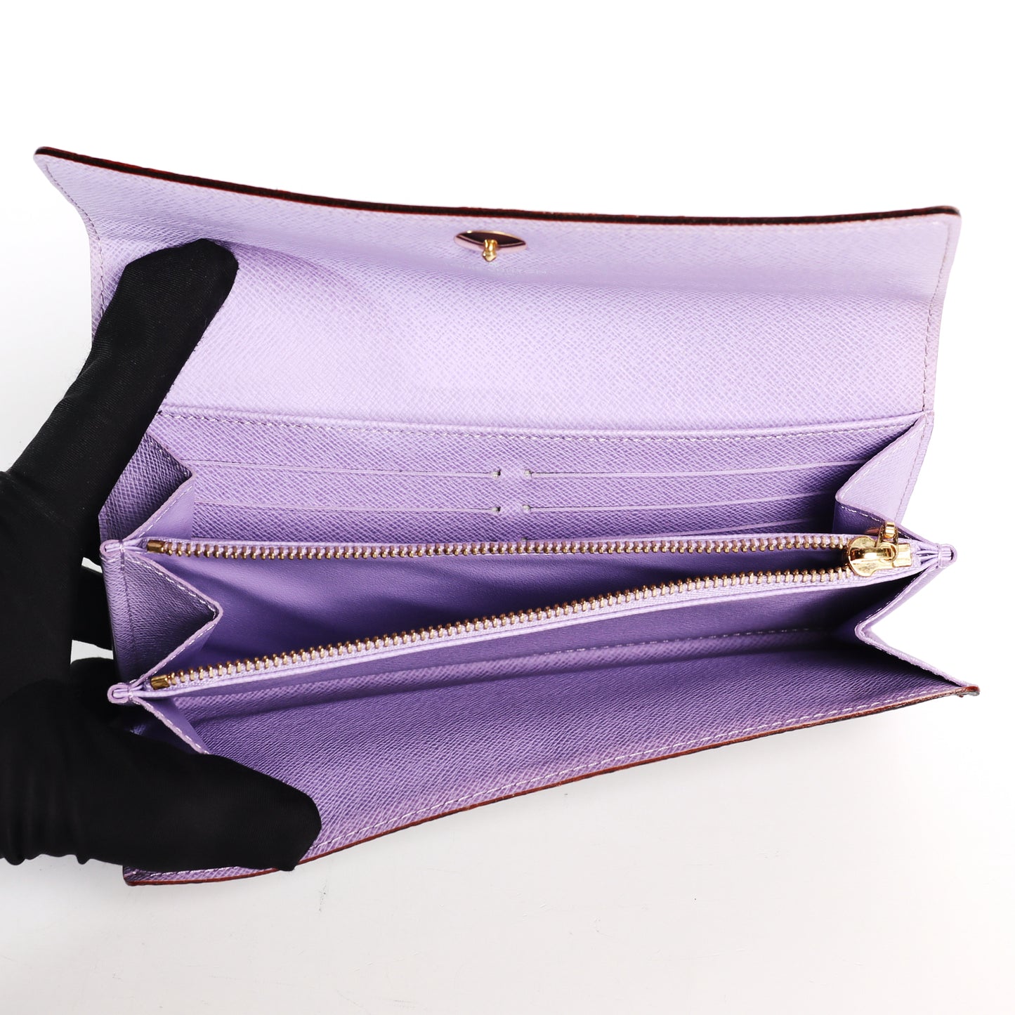 Pre-Owned Louis Vuitton Monogram Black Murakami Coated Canvas Wallet 14460133