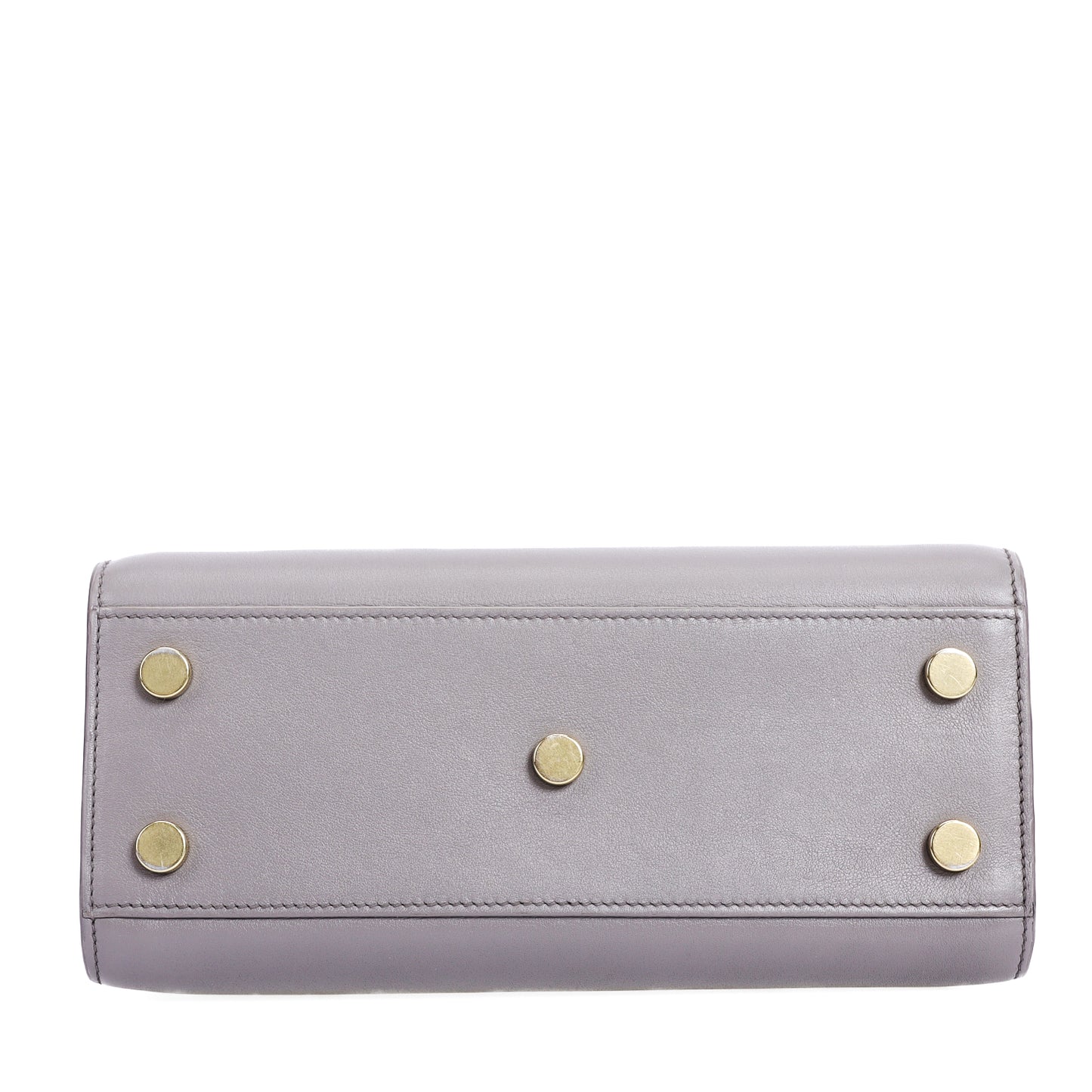 Pre-Owned Saint Laurent Sac De Jour Gray Calfskin Leather Shoulder Bag 15591069