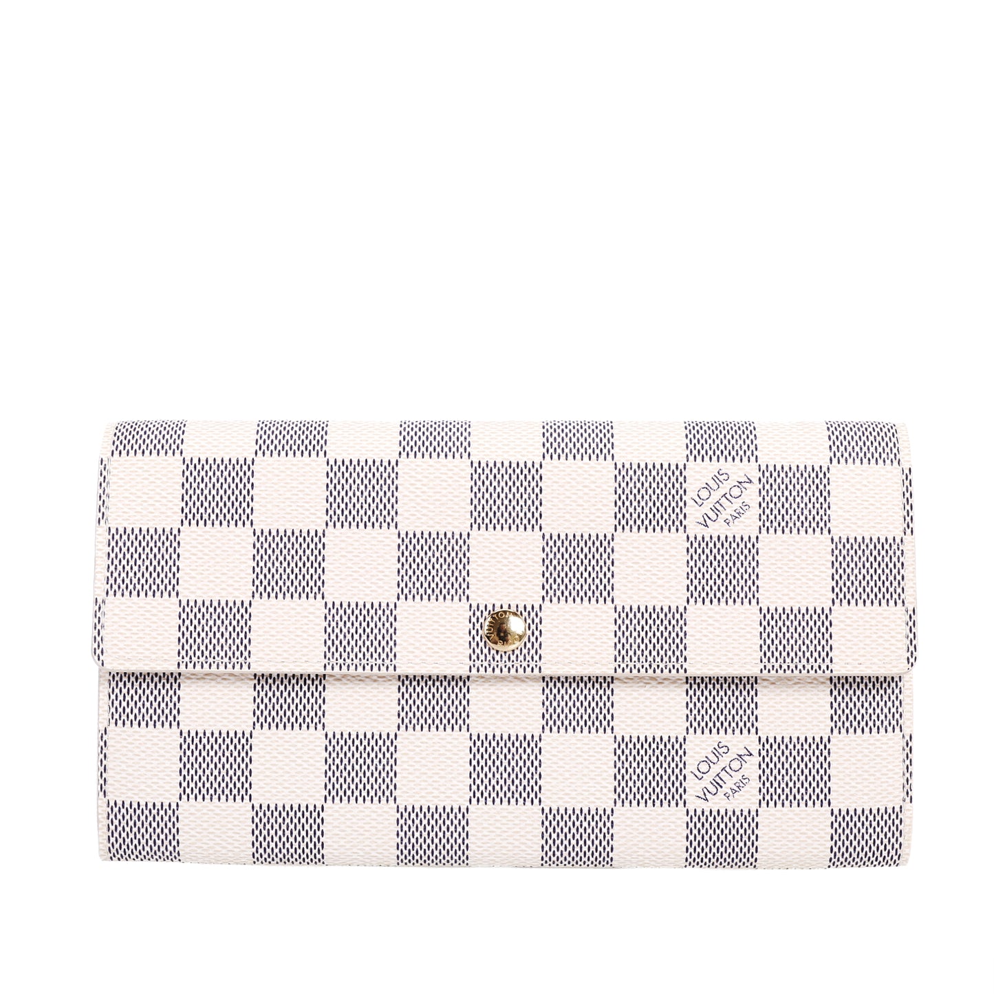 Pre-Owned Louis Vuitton Sarah Damier Azur Coated Canvas Long Wallet 17049973