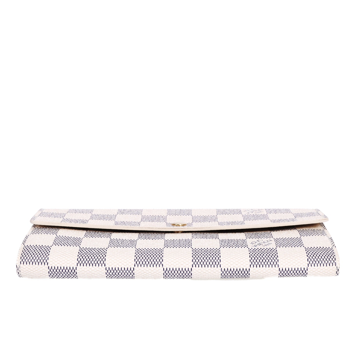 Pre-Owned Louis Vuitton Sarah Damier Azur Coated Canvas Long Wallet 17049973