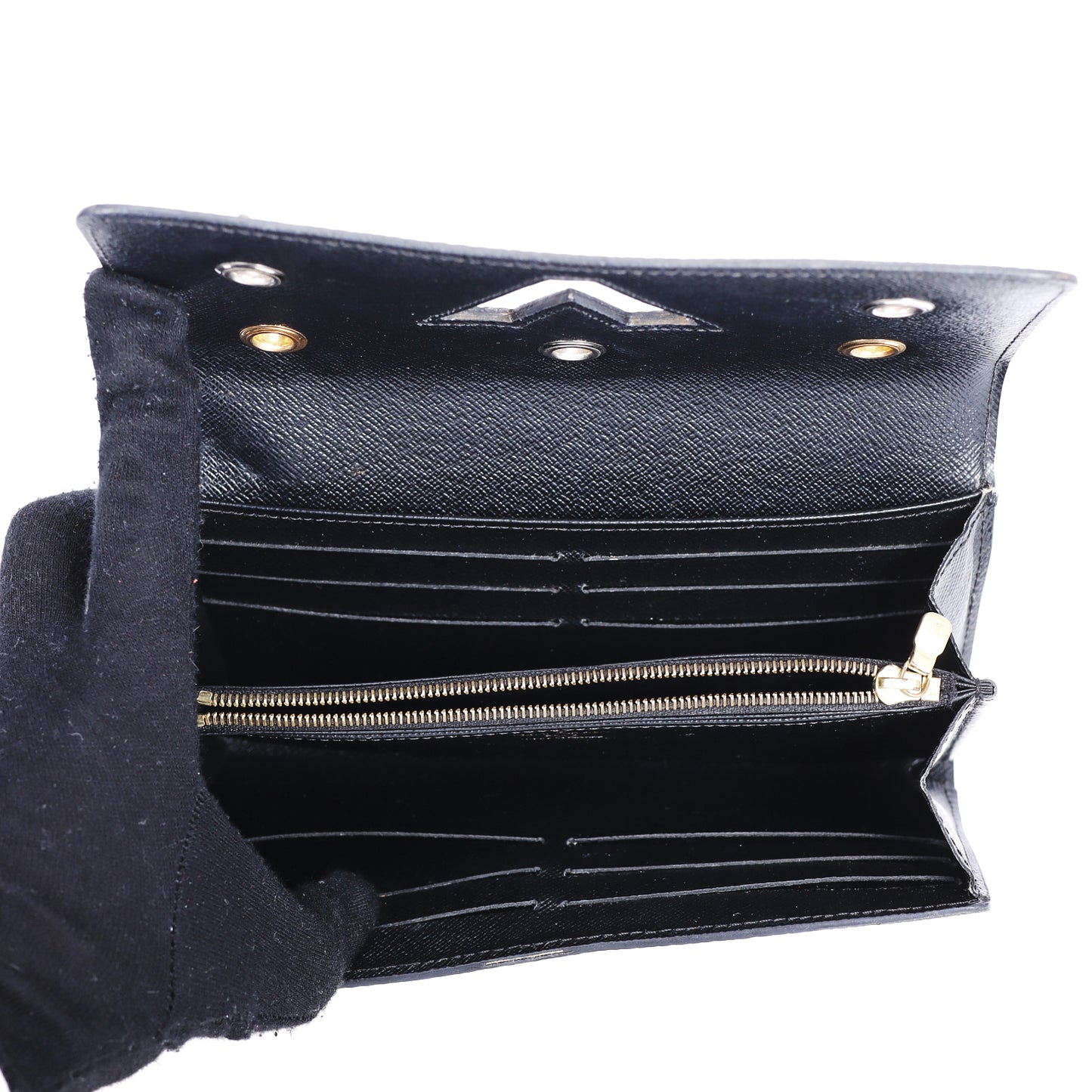 Pre-Owned Louis Vuitton Twist Black Epi Calfskin Wallet 17354674