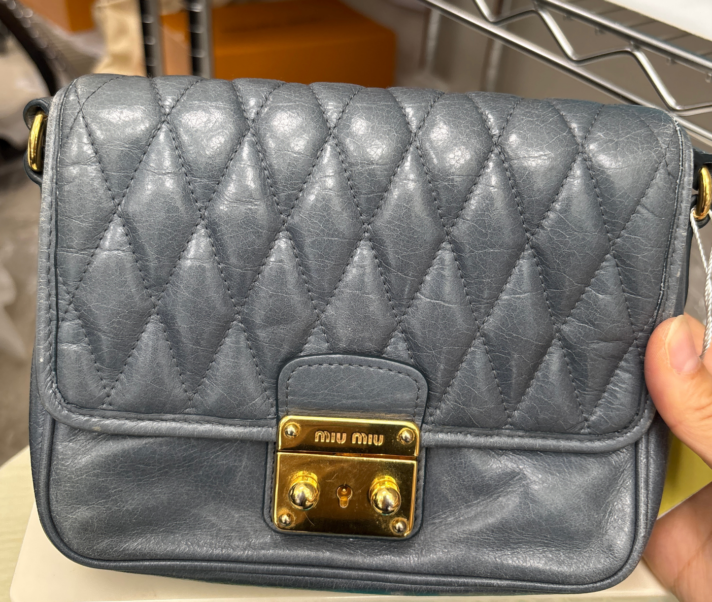 fendi tote+miumiu crossbody