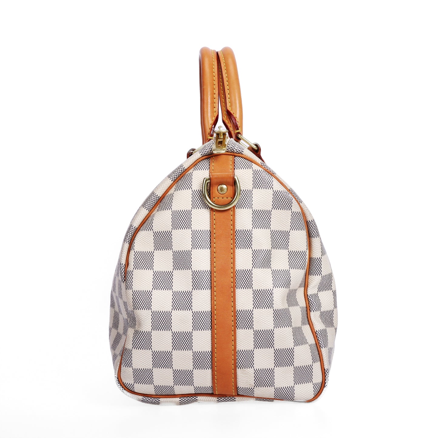 Pre-Owned Louis Vuitton Speedy Bandouliere 30 Damier Azur Coated Canvas Shoulder Bag 20508964
