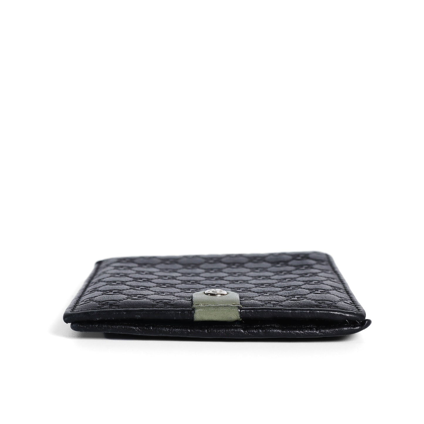 Pre-Owned Gucci Microguccissima Bifold Black Calfskin Wallet 21795288