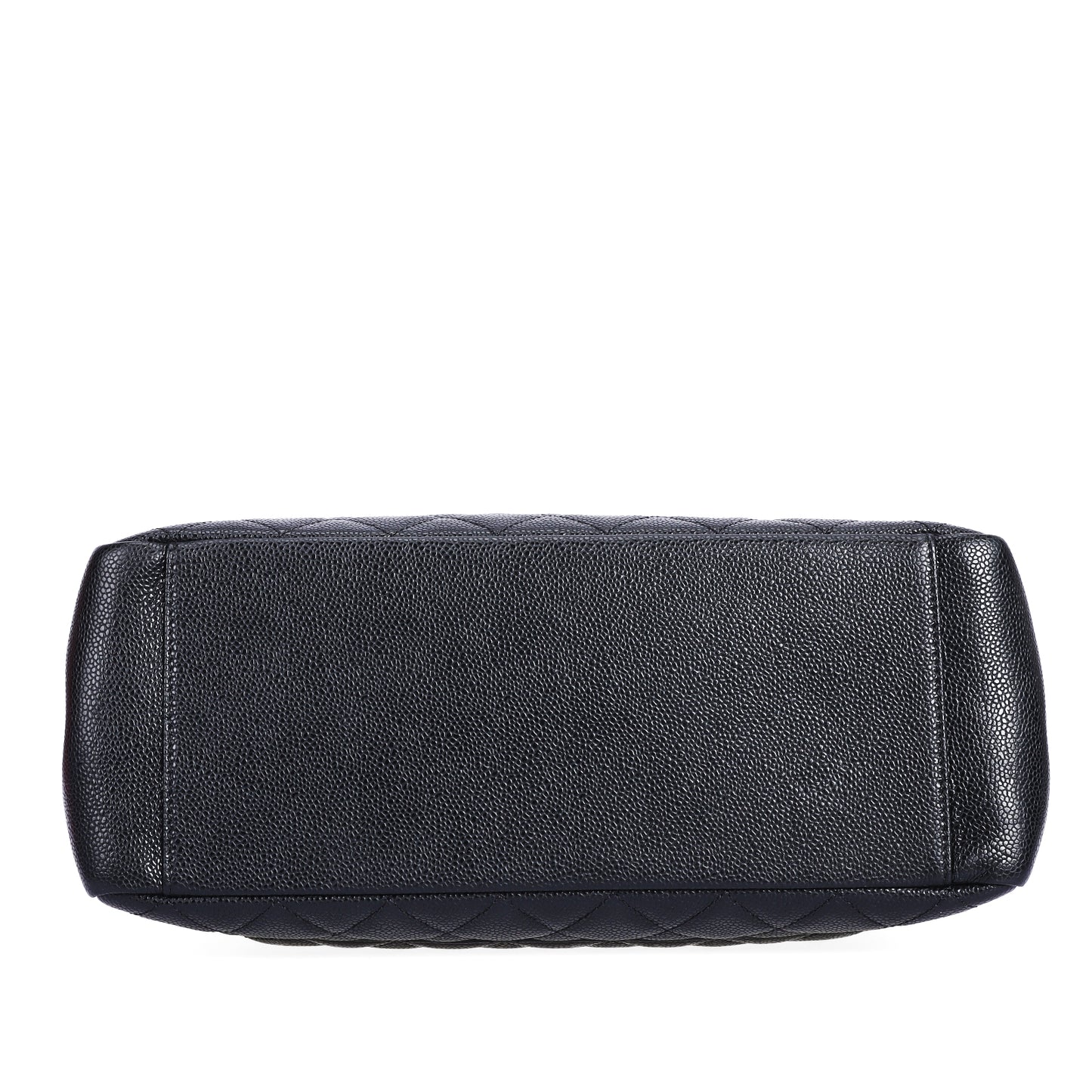 Pre-Owned Chanel GST Black Caviar Quilted Grained Calfskin Leather Shoulder Bag 21815712