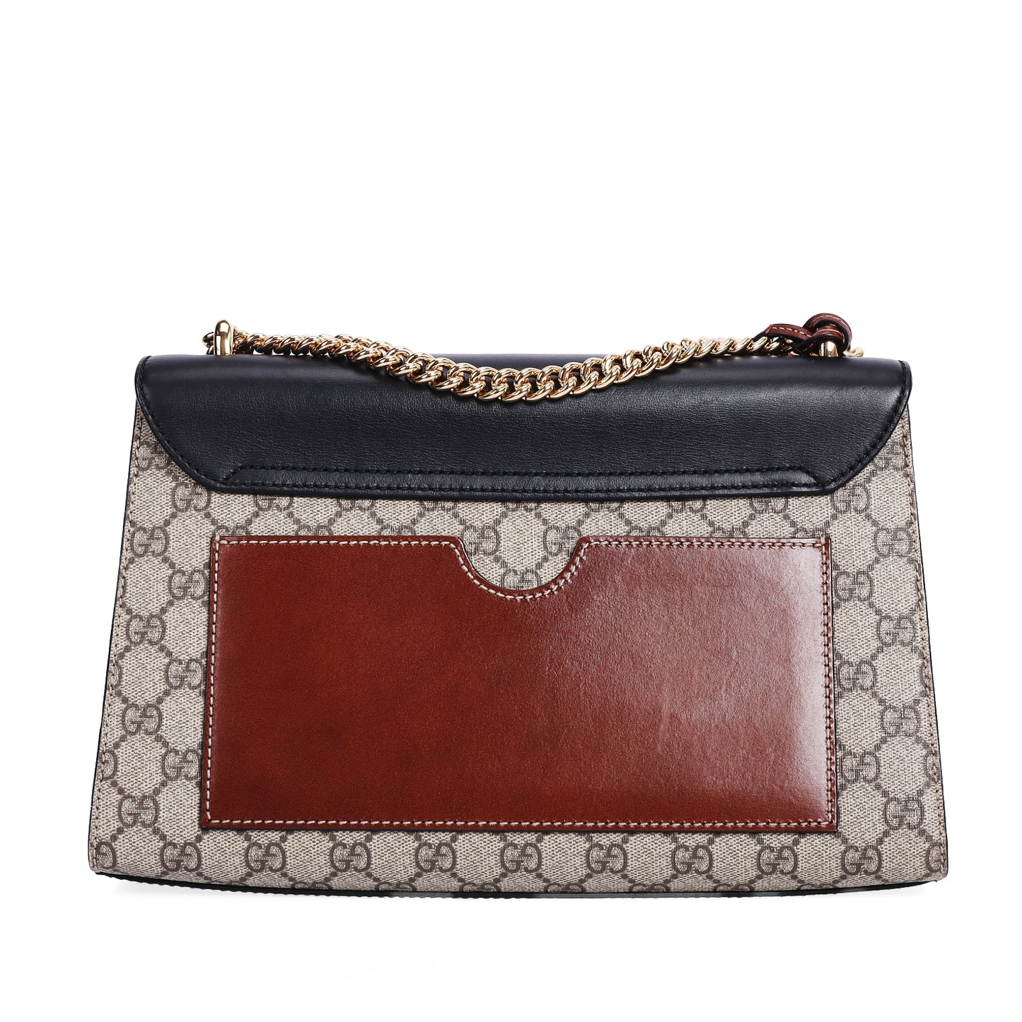 Pre-Owned Gucci Padlock GG Supreme Beige Coated Canvas Shoulder Bag 21992284