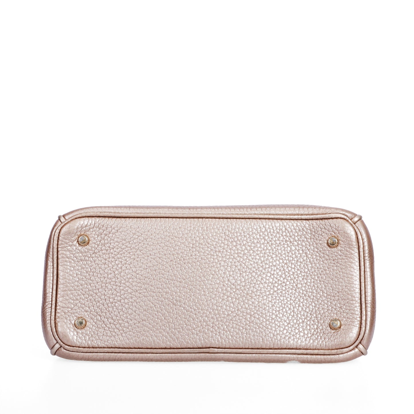 Pre-Owned Dior Metallic Rose Gold Calfskin Leather Shoulder Bag 26219599