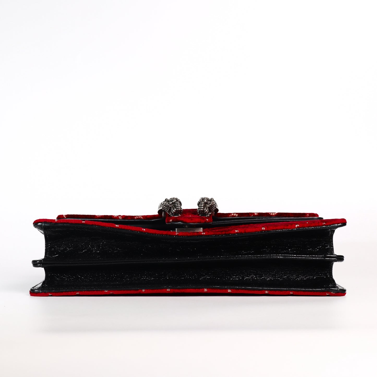 Pre-Owned Gucci Dionysus Small Size Red Velvet Shoulder Bag 27263432