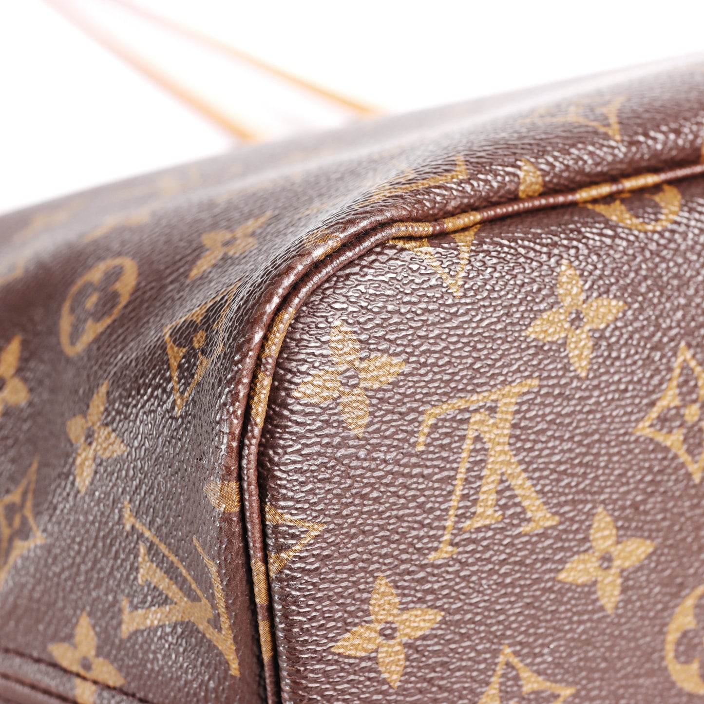 Pre-Owned Louis Vuitton Neverfull Brown Monogram Coated Canvas Top Handle Bag 27863388