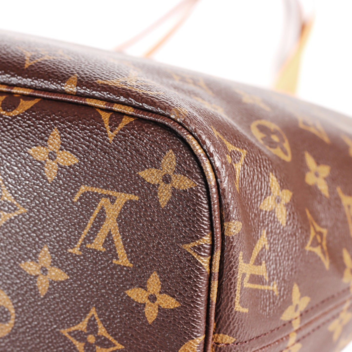 Pre-Owned Louis Vuitton Neverfull Brown Monogram Coated Canvas Top Handle Bag 27863388