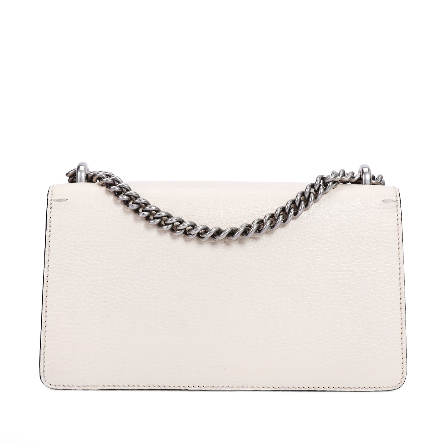 Pre-Owned Gucci Dionysus White Calfskin Shoulder Bag 27896798L