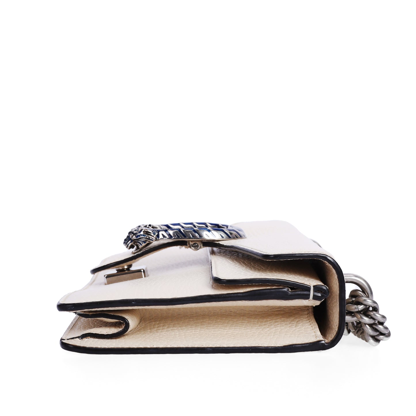 Pre-Owned Gucci Dionysus White Calfskin Shoulder Bag 27896798L