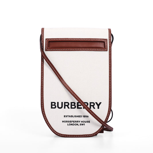 Pre-Owned Burberry  Beige  Canvas Shoulder Bag 27933890