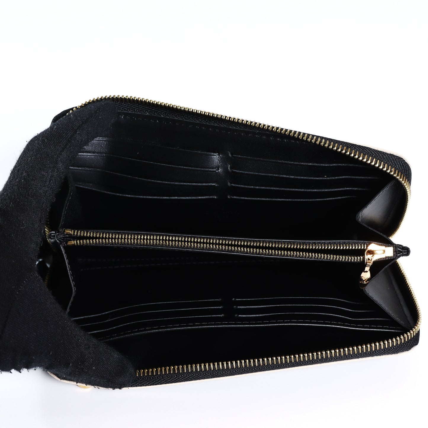 Pre-Owned Jimmy Choo Black Grained Calfskin Leather Wallet 29866649
