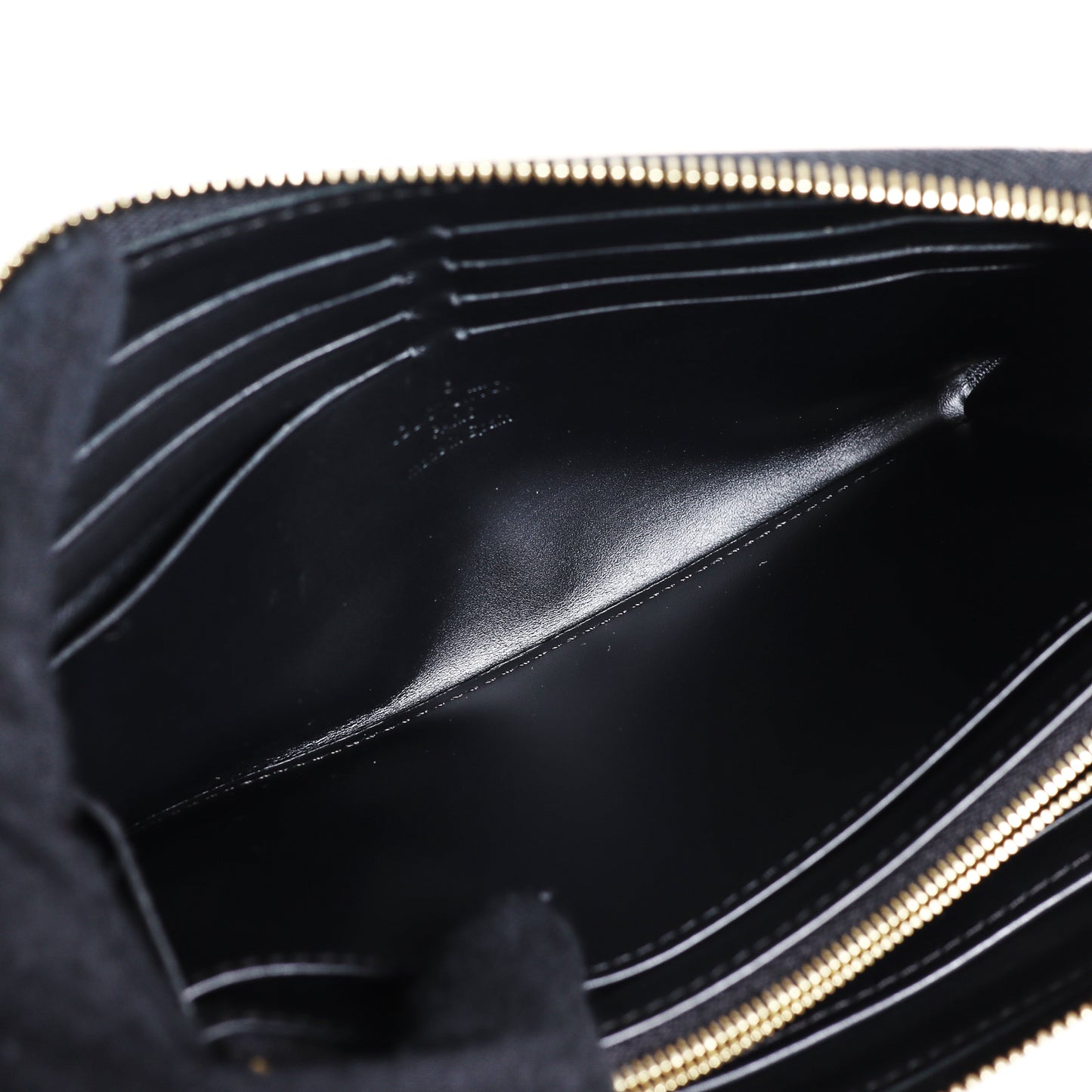 Pre-Owned Jimmy Choo Black Grained Calfskin Leather Wallet 29866649
