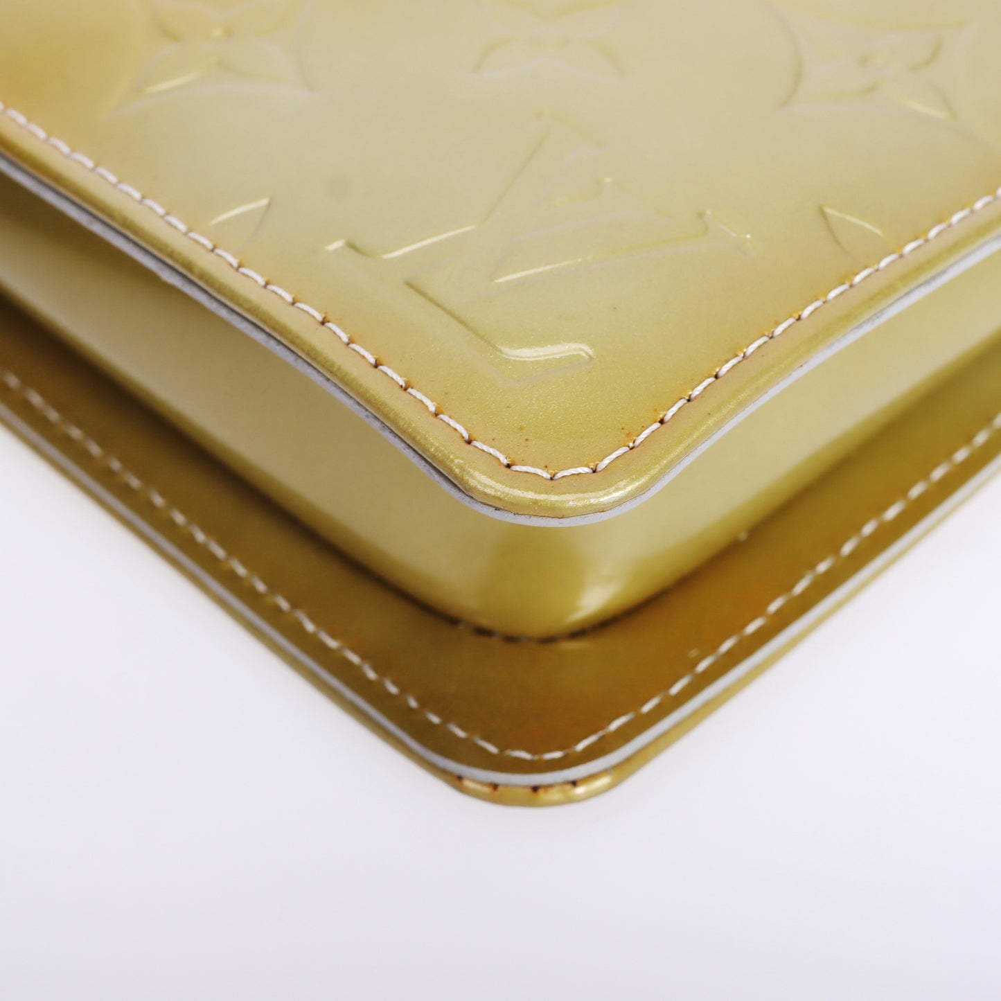 Pre-Owned Louis Vuitton Lexington Yellow Monogram Vernis Patent Leather Shoulder bag 32736136