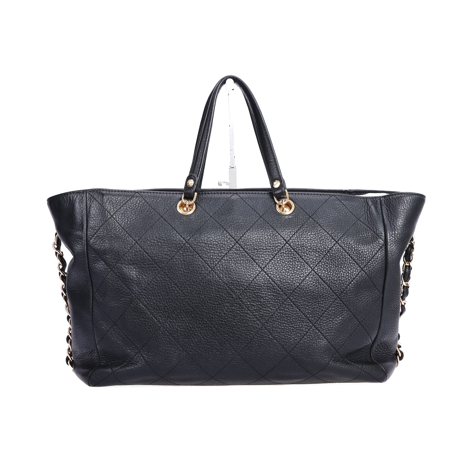 Pre-Owned Chanel Black Calfskin Shoulder Bag 33327930