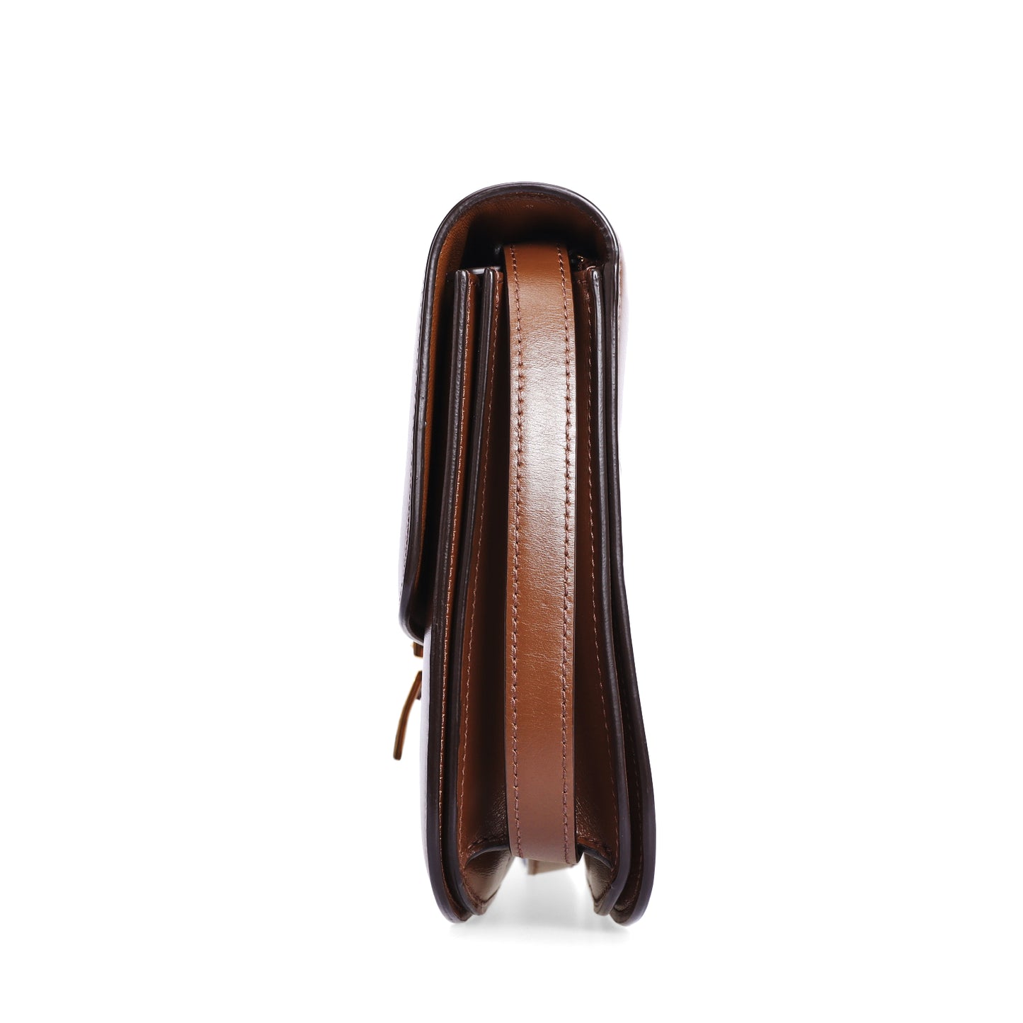 Pre-Owned Céline Brown Smooth Calfskin Leather Box Crossbody Bag 33846385