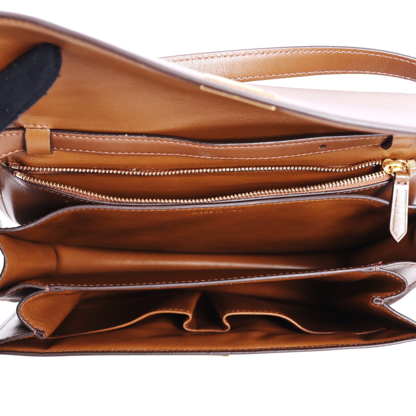 Pre-Owned Céline Brown Smooth Calfskin Leather Box Crossbody Bag 33846385