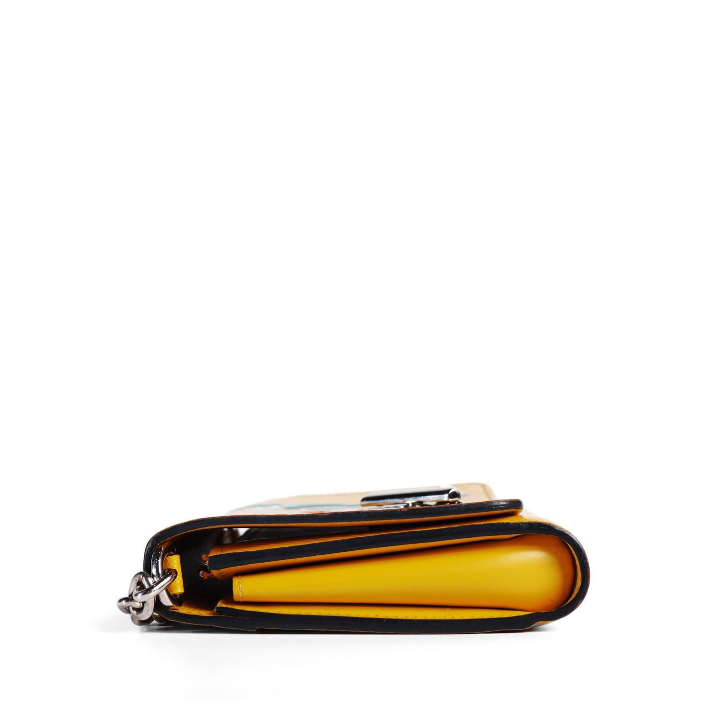Pre-Owned Louis Vuitton Twist Yellow Epi Leather Exotic Birds Wallet on Chain 33912580