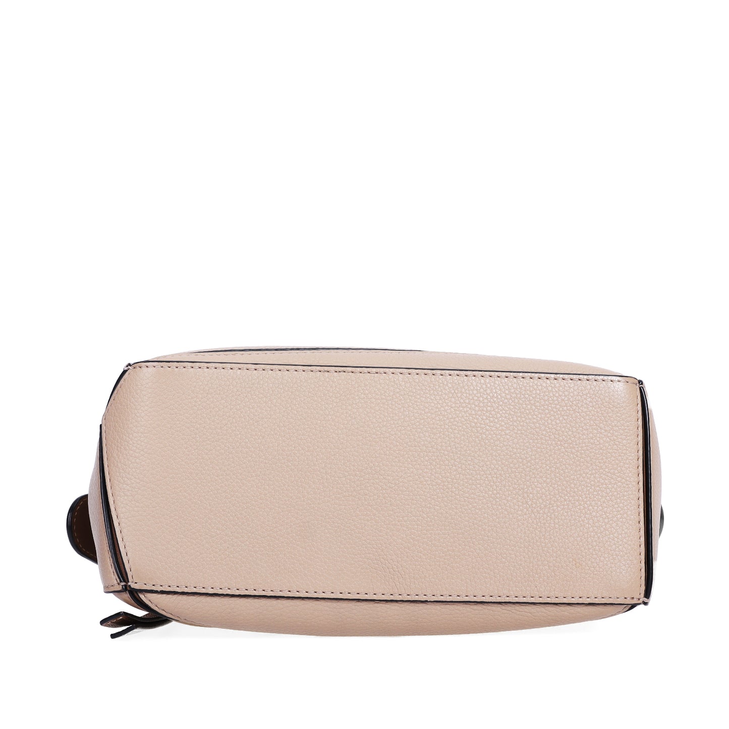 Pre-Owned Loewe Puzzle Beige Calfskin Shoulder Bag 34278693