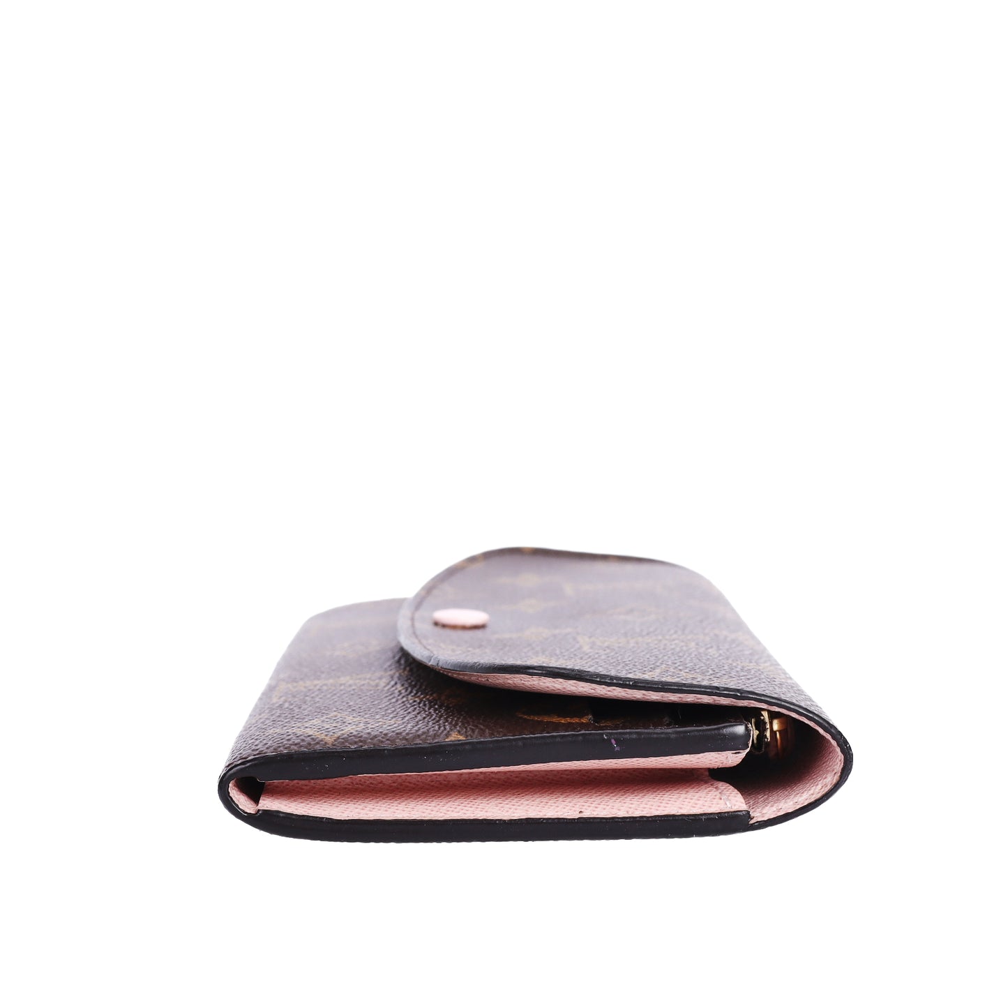 Pre-Owned Louis Vuitton Emilie  Monogram Brown Coated Canvas Long Wallet 35412385