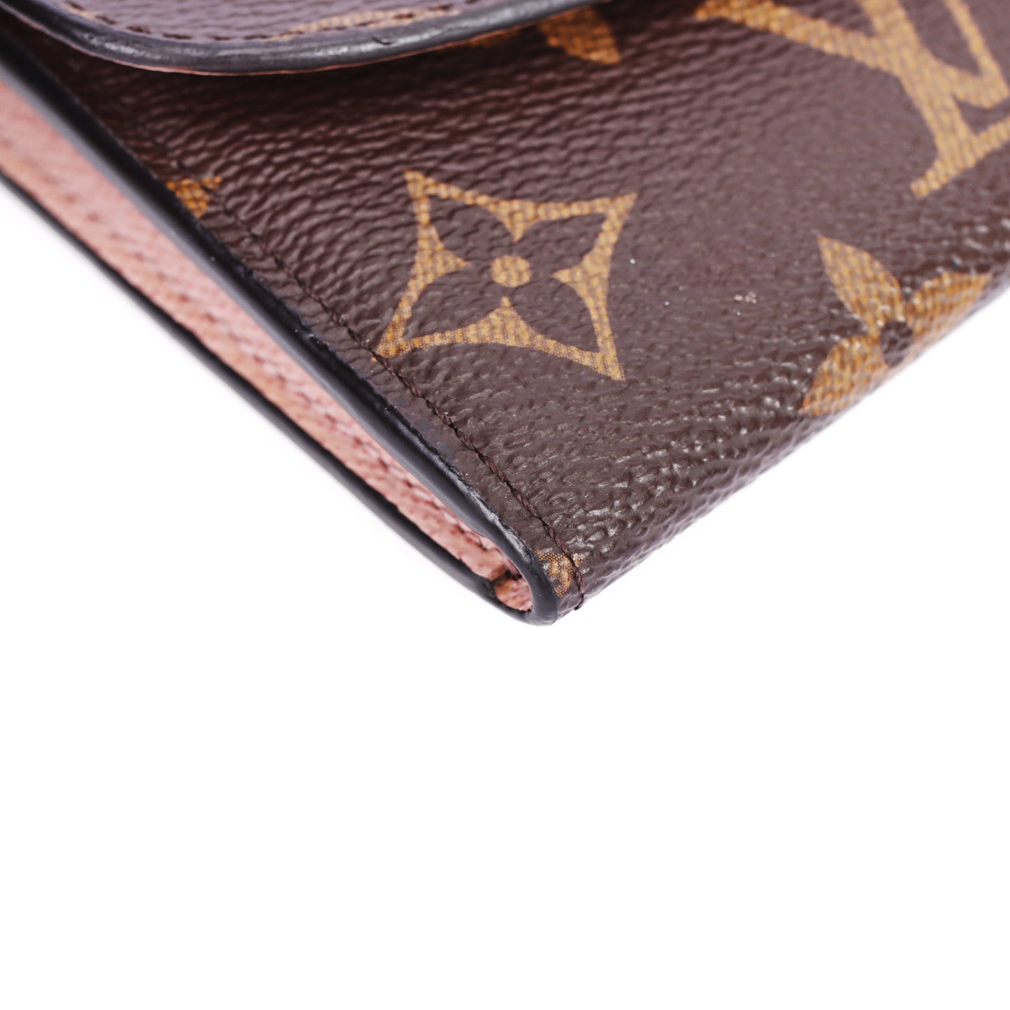 Pre-Owned Louis Vuitton Emilie  Monogram Brown Coated Canvas Long Wallet 35412385