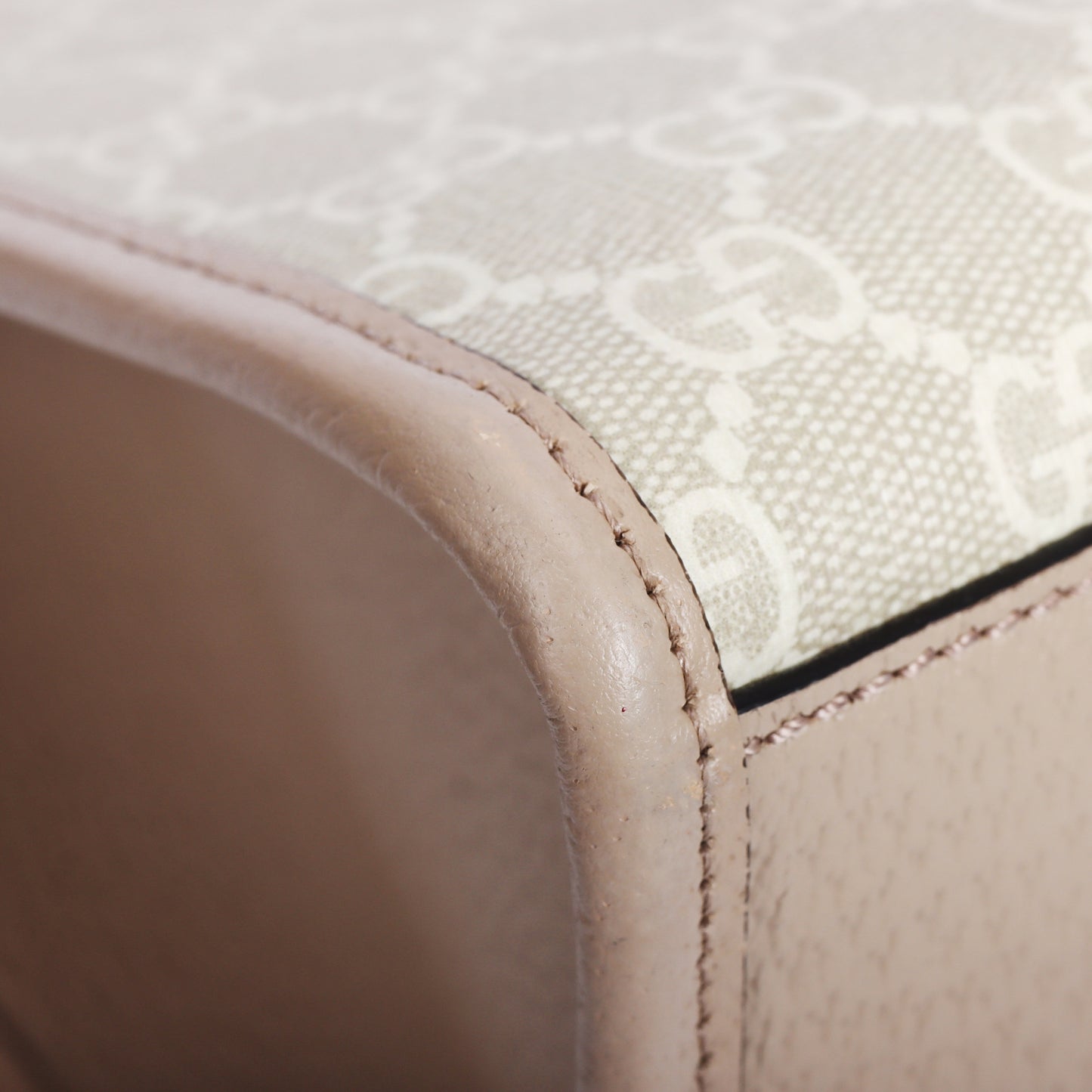 Pre-Owned Gucci GG Supreme Beige Coated Canvas Shoulder Bag 35745906