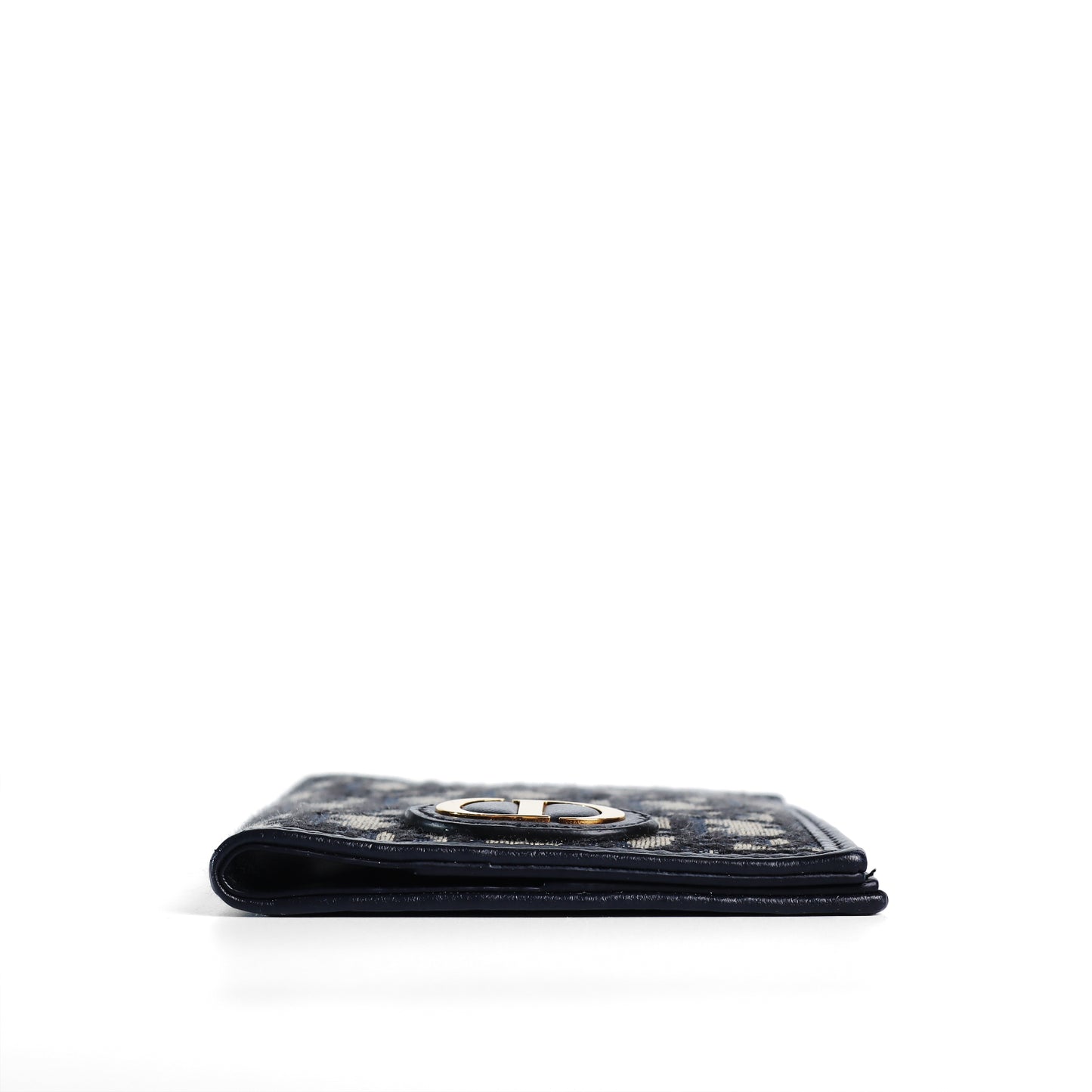 Pre‑Owned Dior 30 Montaigne Dark Blue Oblique canvas Wallet 35750334