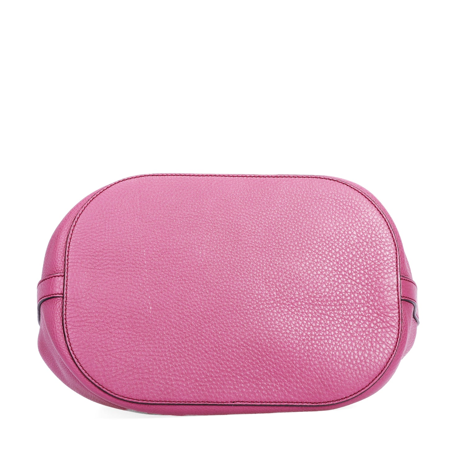 Pre-Owned Gucci Bamboo Pink Calfskin Shoulder Bag 38245229