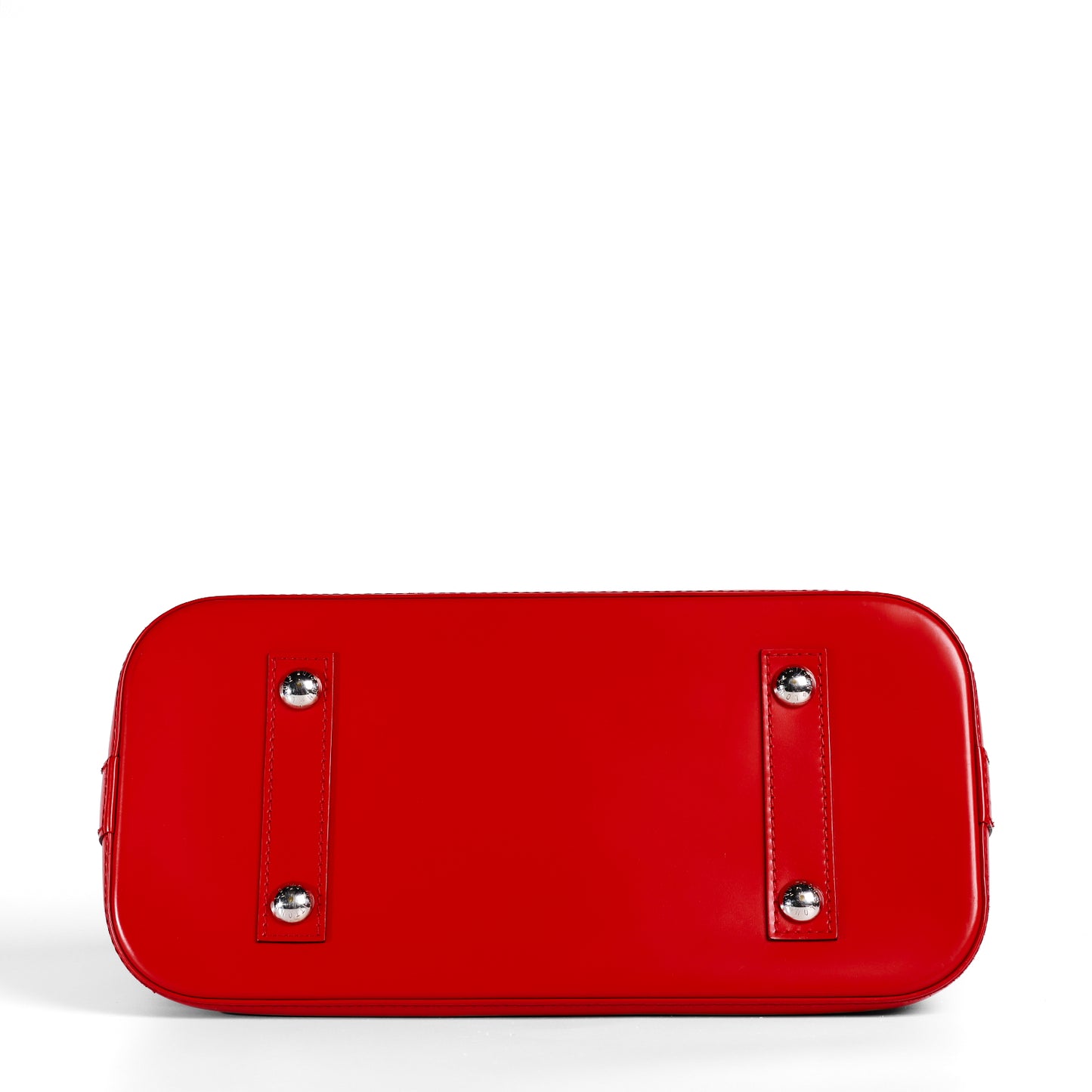 Pre-Owned Louis Vuitton Red Epi Leather Alma PM Tote Bag 38863539