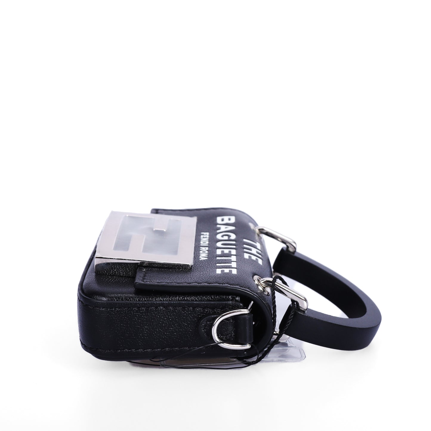Fendi X MARC JACOBS Baguette Nano Black Calfskin Crossbody Bag 44269059