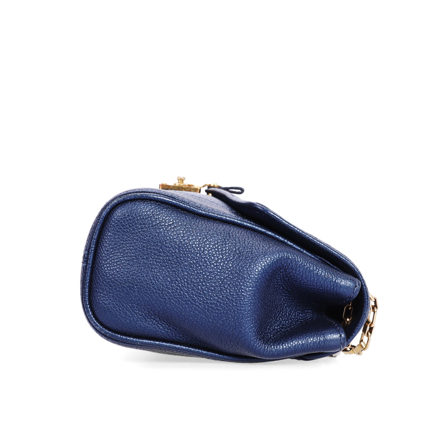 Pre-Owned Louis Vuitton Germain Blue Monogram Empreinte Leather Crossbody Bag 45043185
