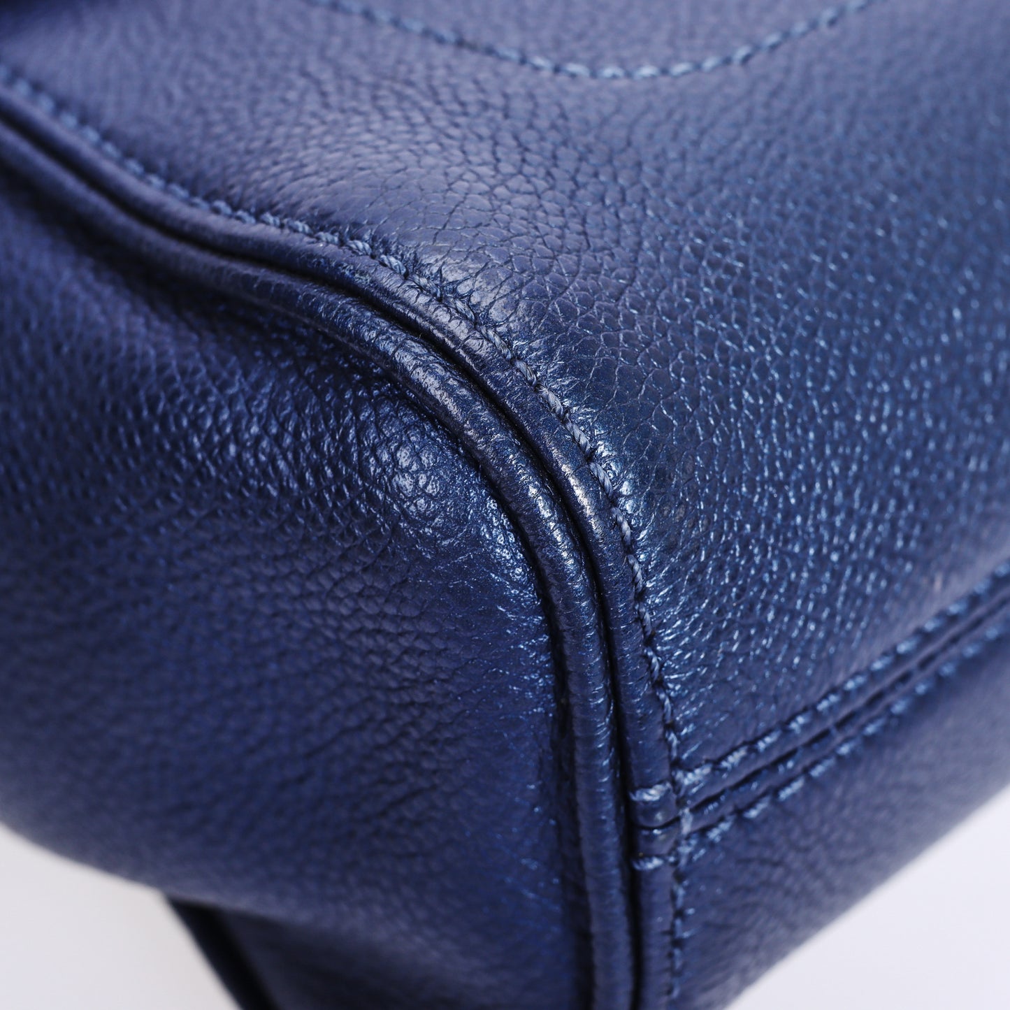 Pre-Owned Louis Vuitton Germain Blue Monogram Empreinte Leather Crossbody Bag 45043185