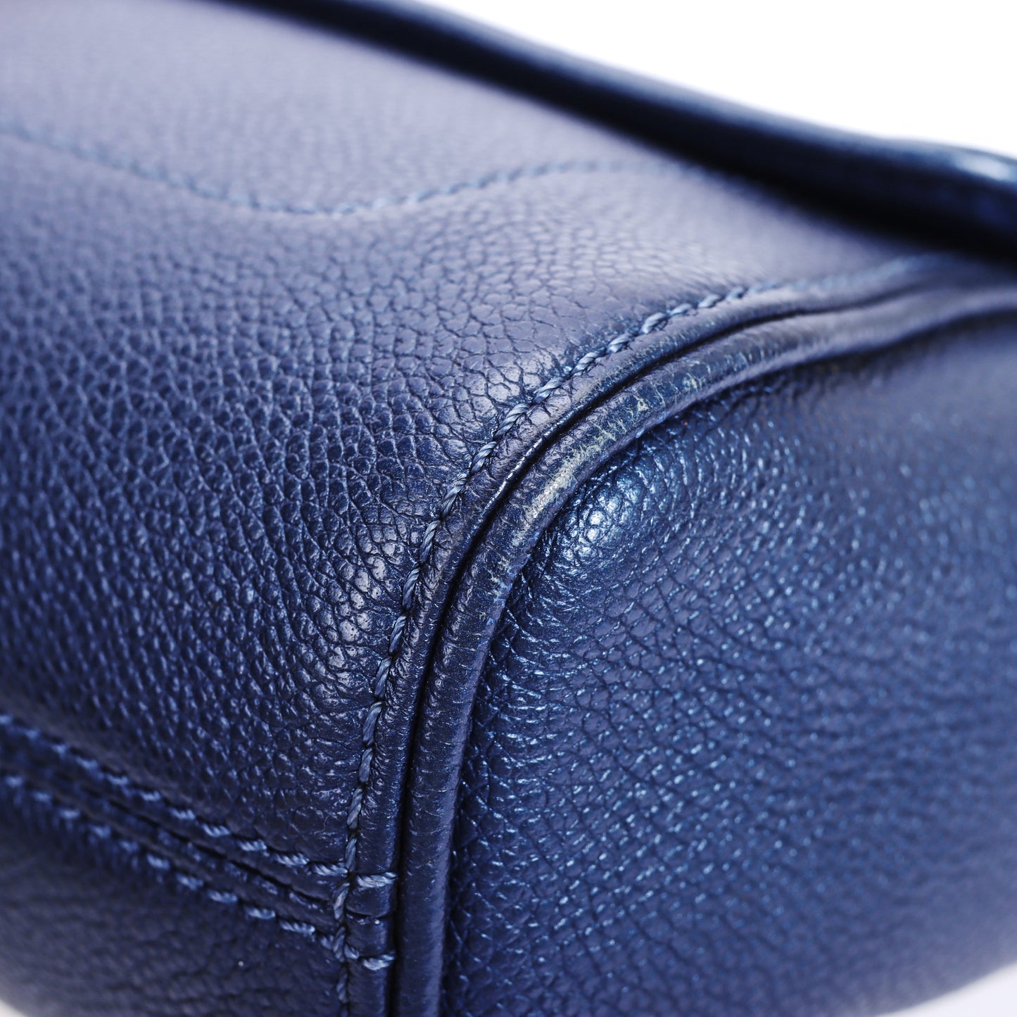 Pre-Owned Louis Vuitton Germain Blue Monogram Empreinte Leather Crossbody Bag 45043185