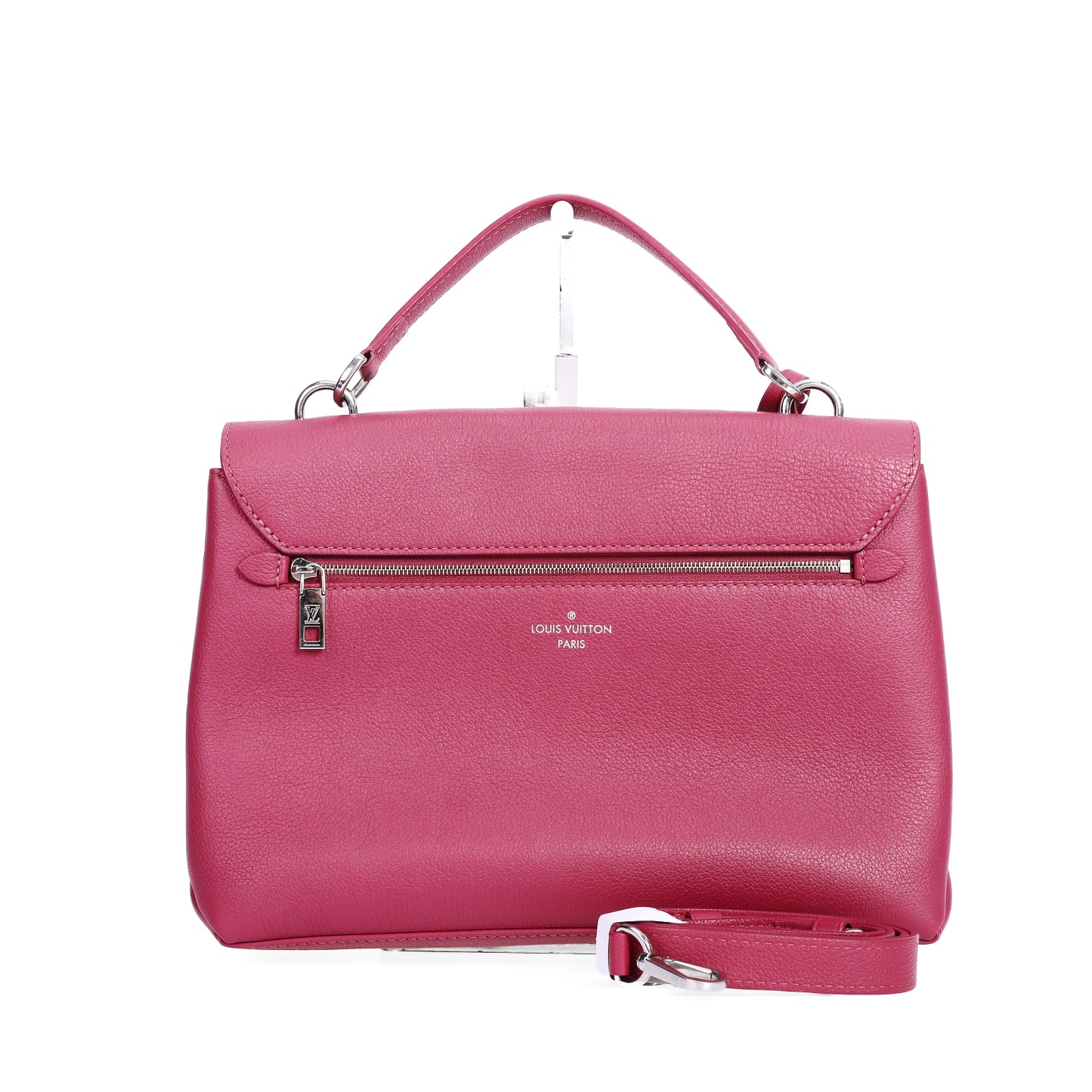 Pre-Owned Louis Vuitton Mylockme Fuchsia Calfskin Shoulder Bag 45092065