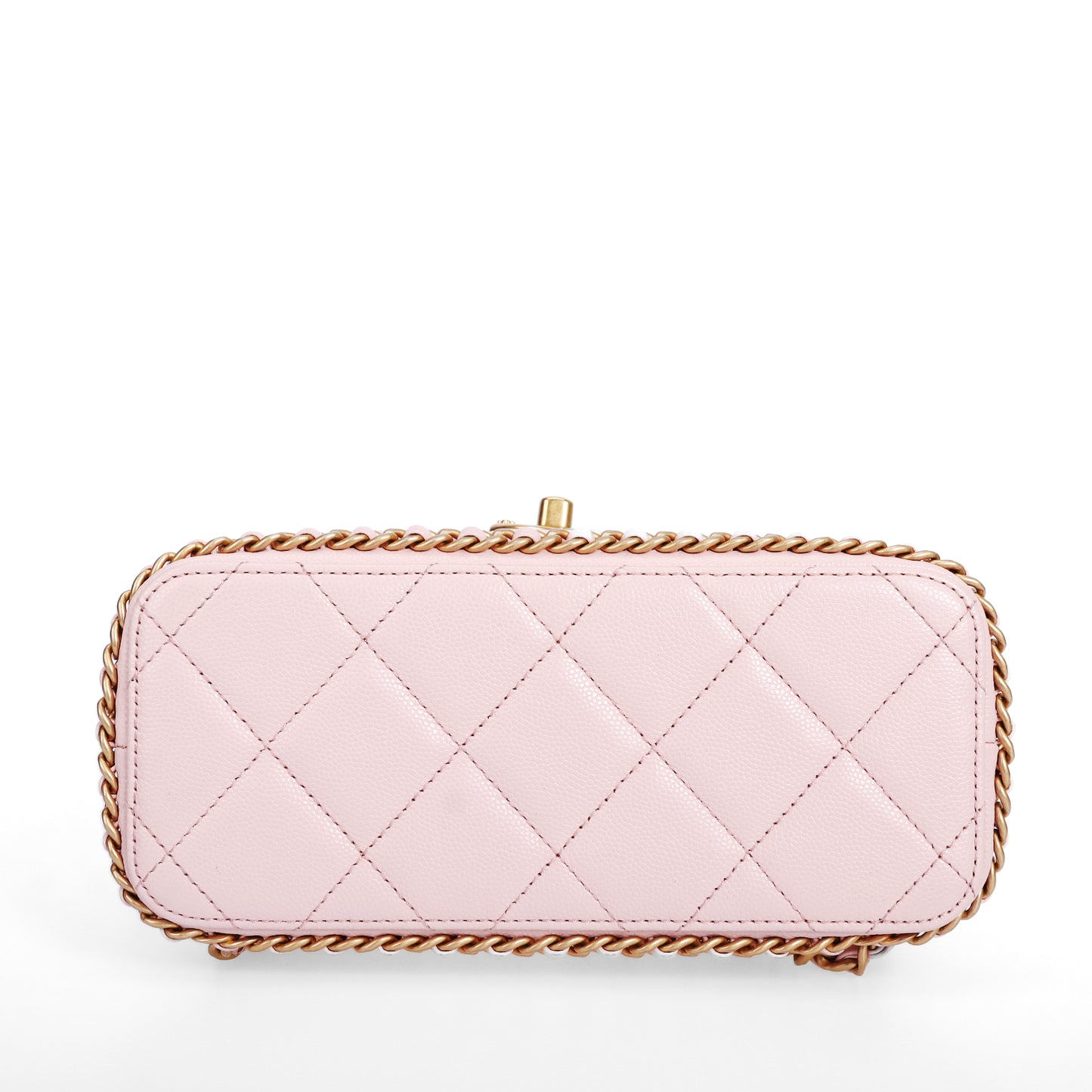 Pre-Owned Chanel Ado Pink Quilted Calfskin Leather Backpack 46723382