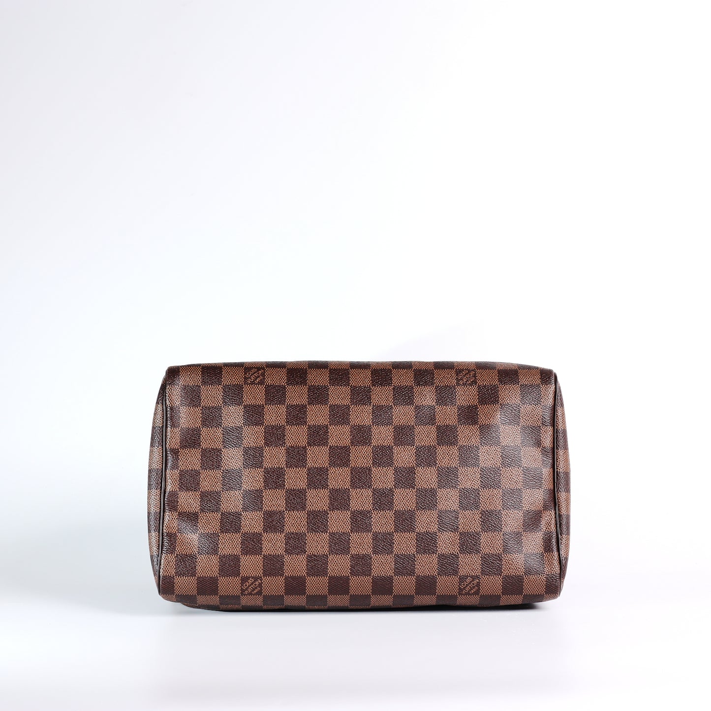 Pre-Owned Louis Vuitton Speedy 30 Brown Coated Canvas Tote Bag 47260321