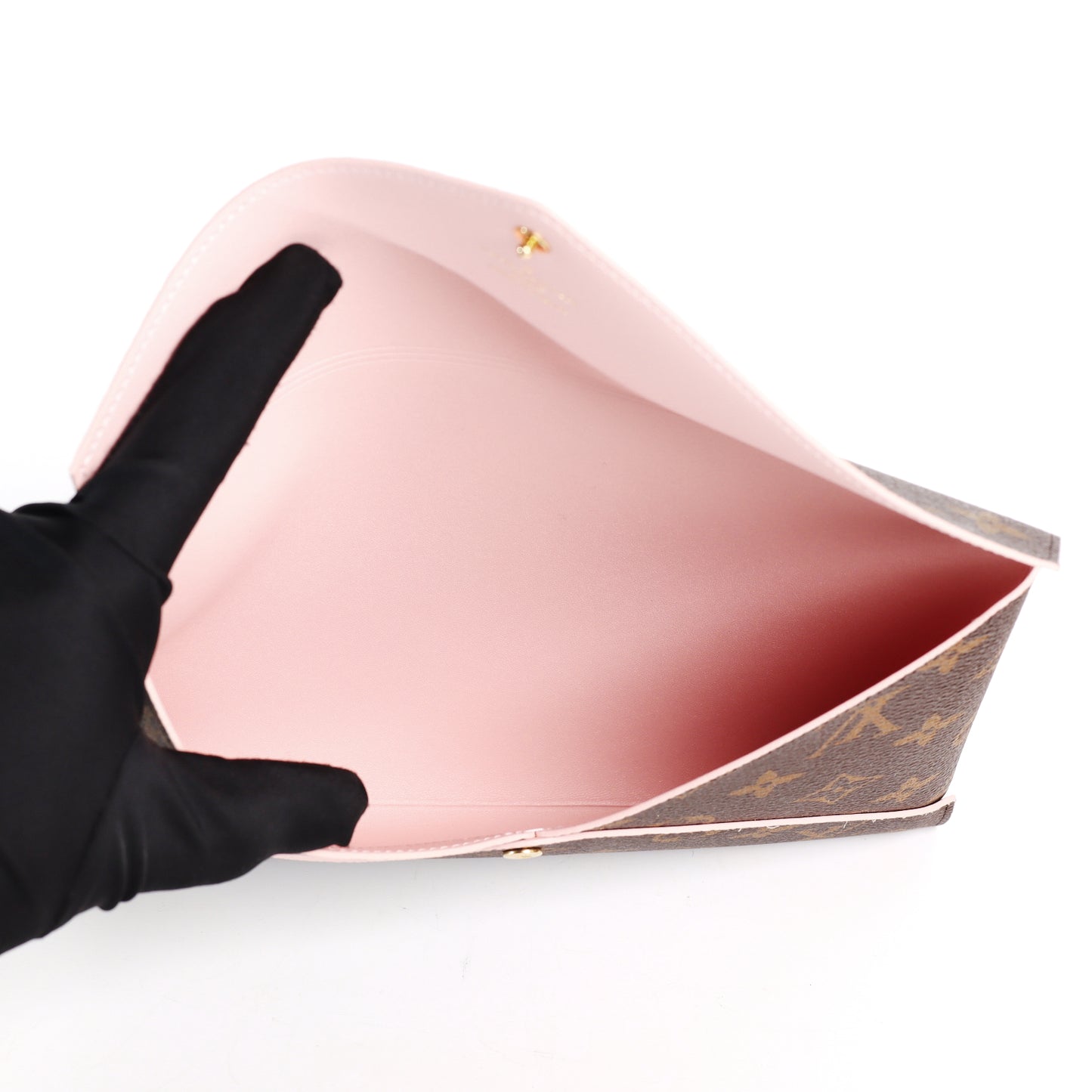 Pre-Owned Louis Vuitton Kirigami Brown Monogram Coated Canvas Clutch 48433950