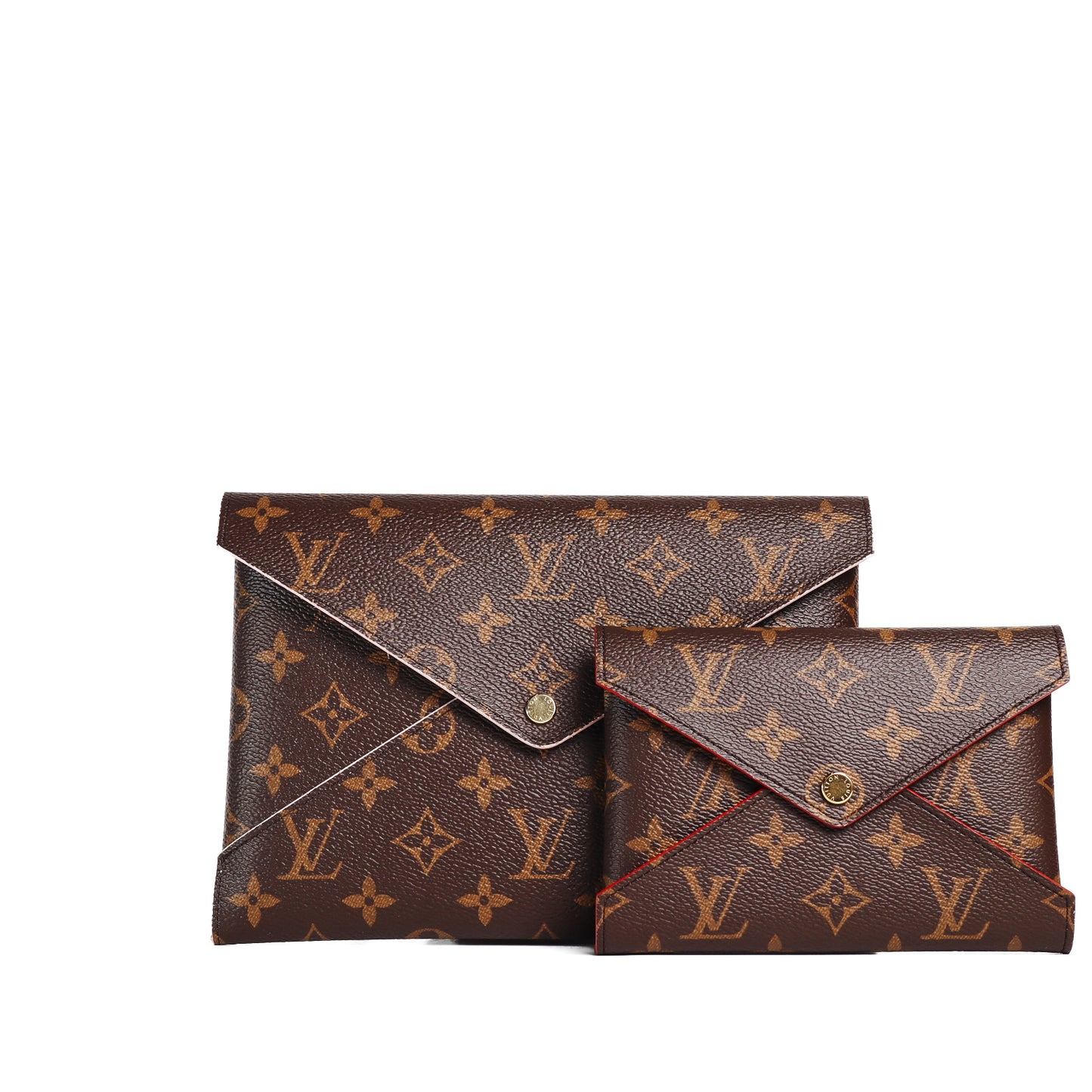 Pre-Owned Louis Vuitton Kirigami Brown Monogram Coated Canvas Clutch 48433950
