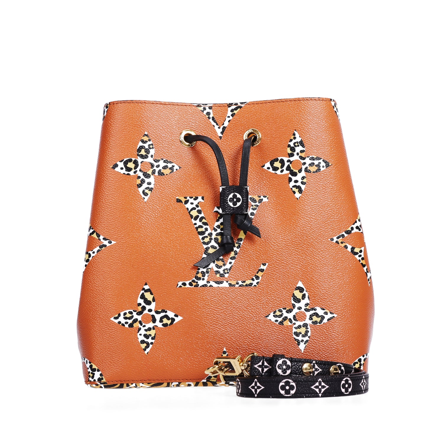 Pre-Owned Louis Vuitton  Jungle NeoNoe Caramel Calfskin Shoulder Bag 48583201