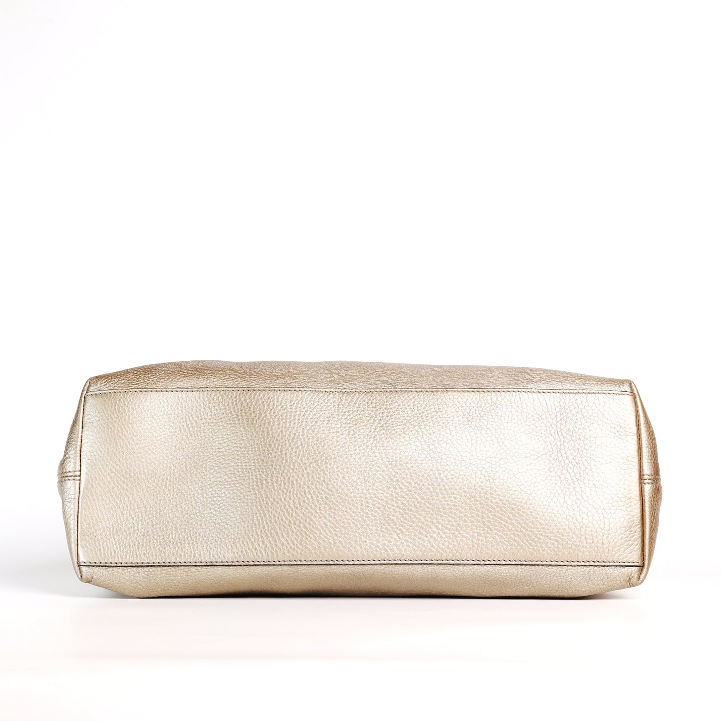 Pre-Owned Gucci Soho Metallic Gold Calfskin Shoulder Bag 48666396