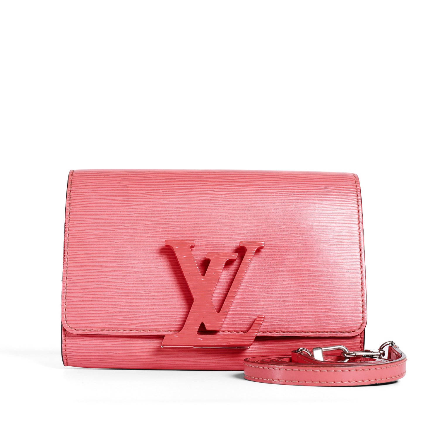 Pre-Owned Louis Vuitton Twist Pink Epi Calfskin Crossbody Bag 49577086