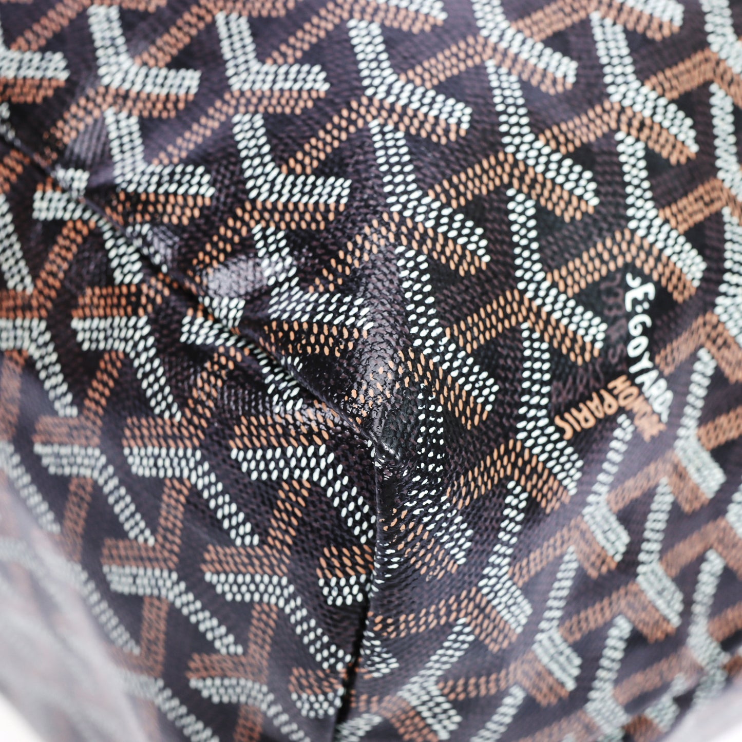 Pre-Owned Goyard Saint Louis Black Coated Canvas Top Handle Bag 49664840