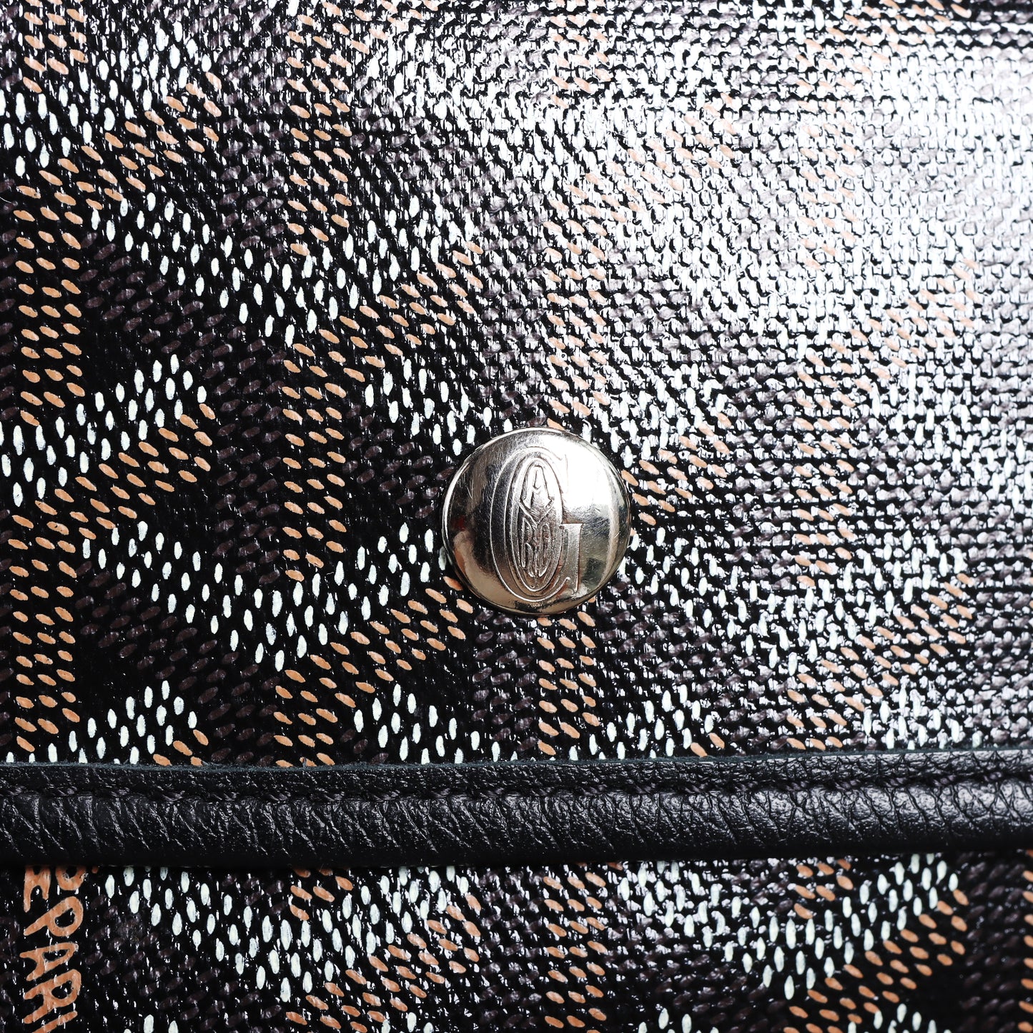 Pre-Owned Goyard Saint Louis Black Coated Canvas Top Handle Bag 49664840