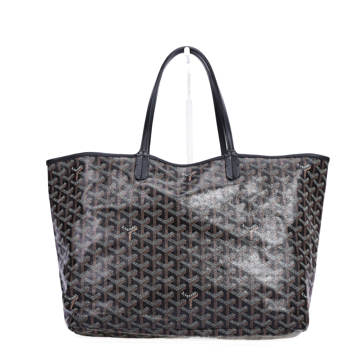 Pre-Owned Goyard Saint Louis Black Coated Canvas Top Handle Bag 49664840